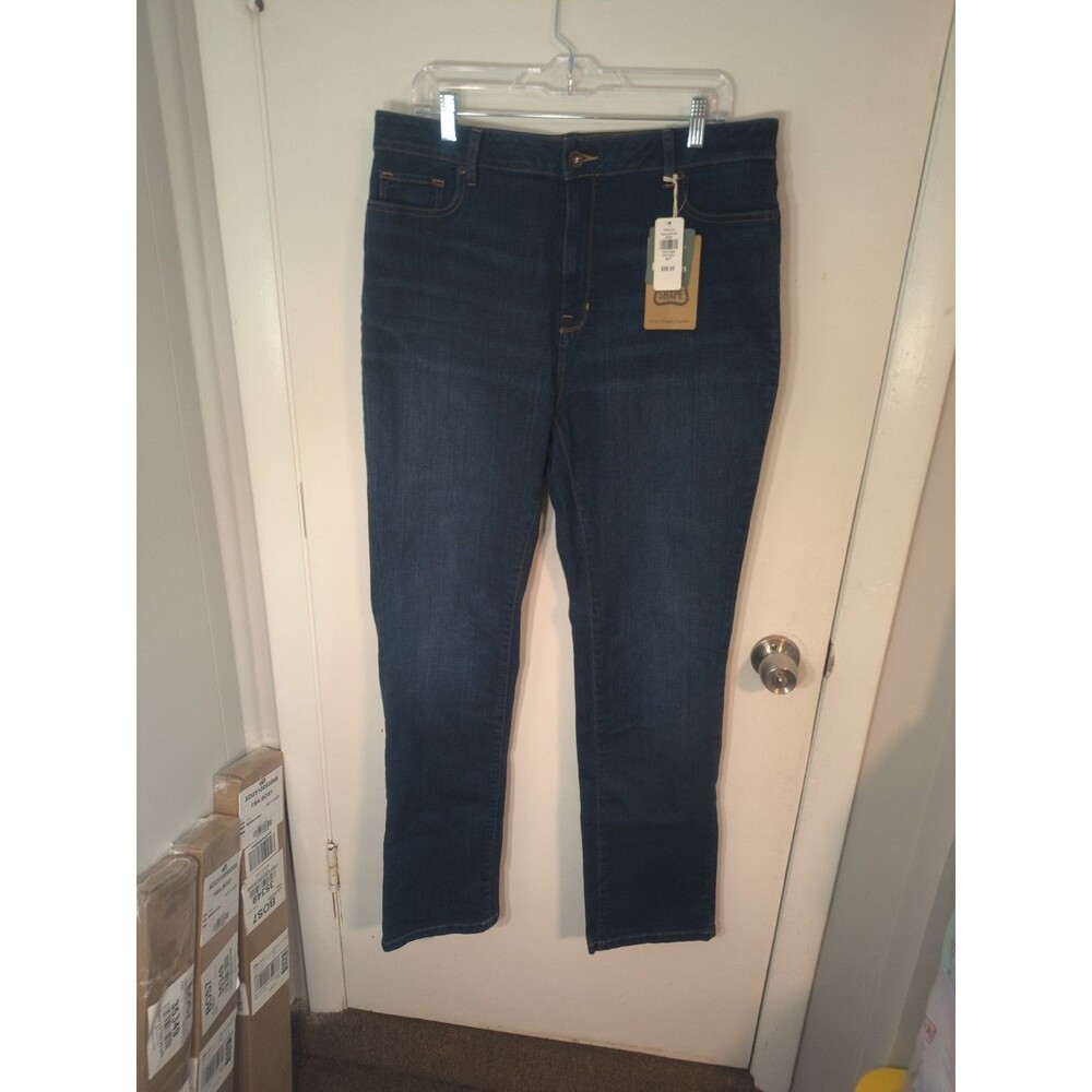LL Bean Womens Sz 16T True Shape Denim Jeans Brand New With Tags